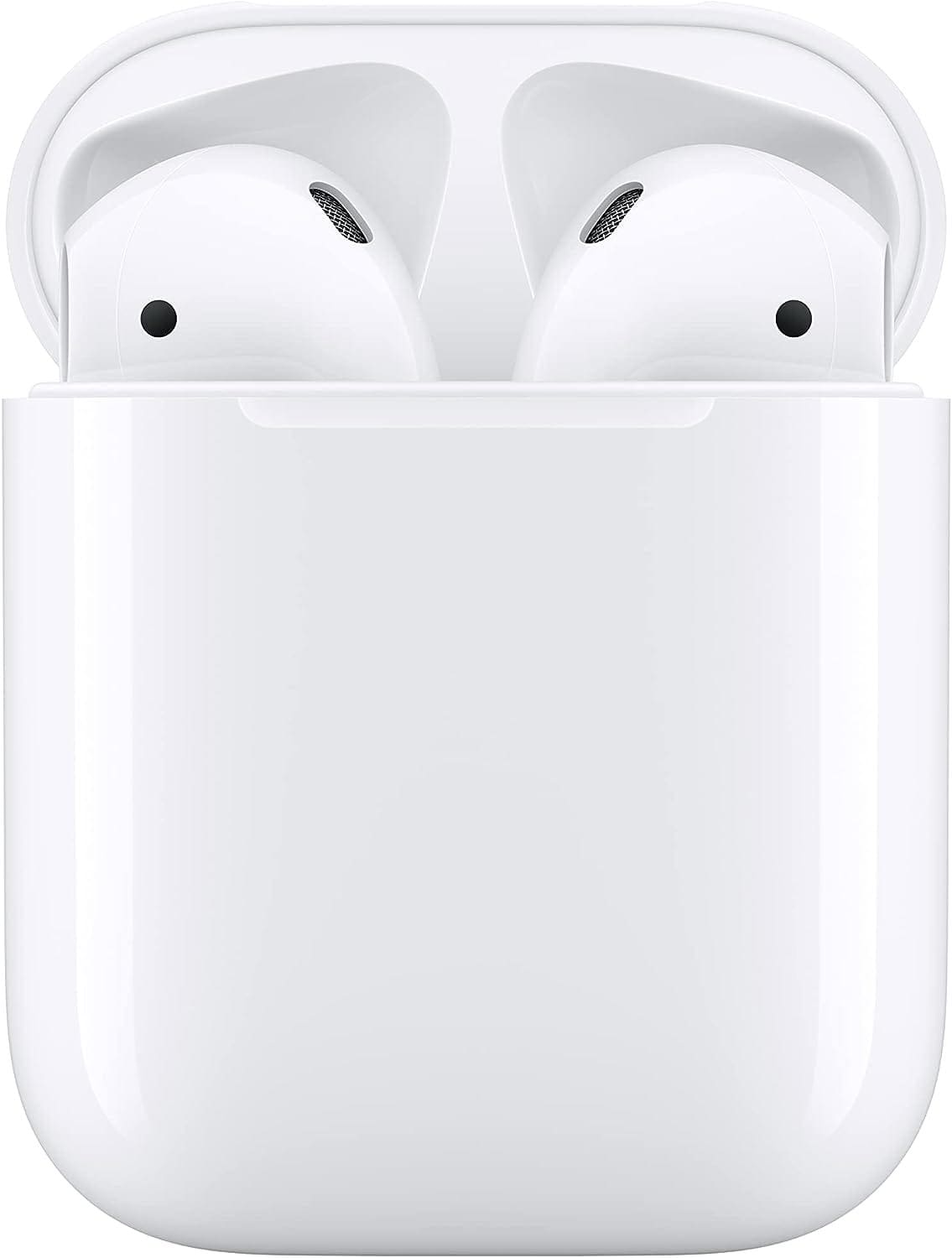 Apple AirPods (2nd Generation) Wireless Earbuds with Lightning Charging Case Included. Over 24 Hours of Battery Life, Effortless Setup. Bluetooth Headphones for iPhone