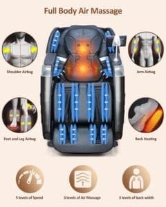 Read more about the article Comparing 5 Full Body Massage Chairs: Features, Pros, and Cons