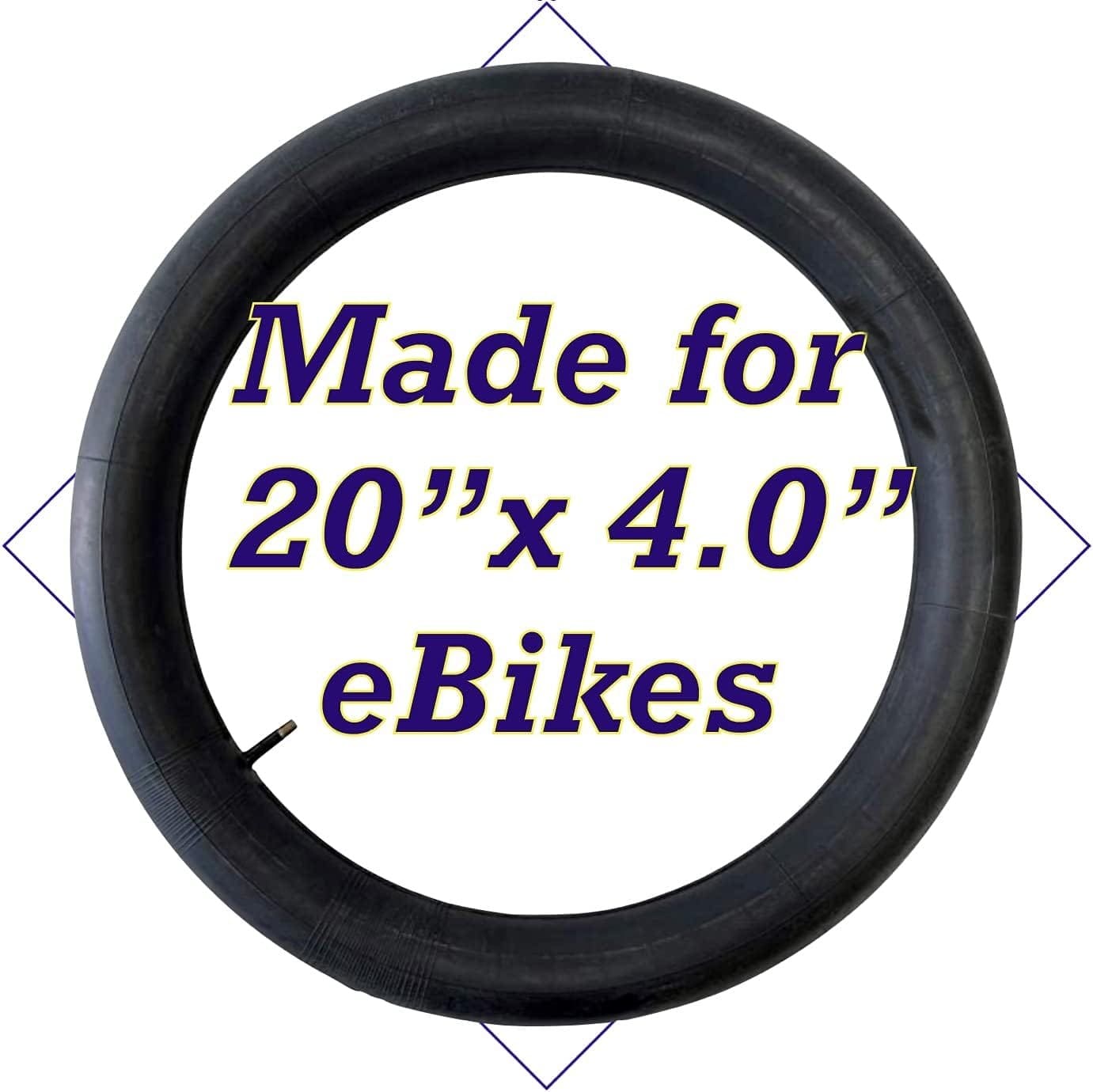 Ebike Tubes Direct Fat Tire Bike Tube - Industry Standard Material and Sealant