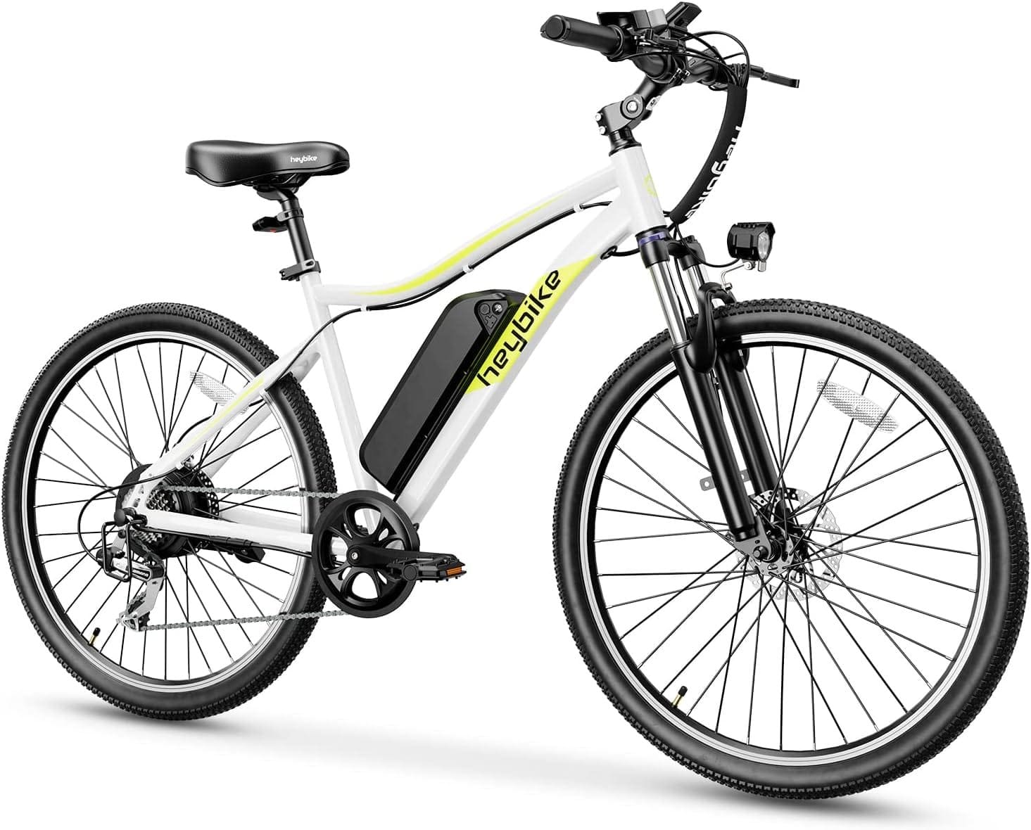 Heybike Race Max 27.5 Electric Bike for Adults 500W Brushless Motor 48V 12.5AH Removable Battery Ebike Light Weight Commuter Electric Mountain Bike