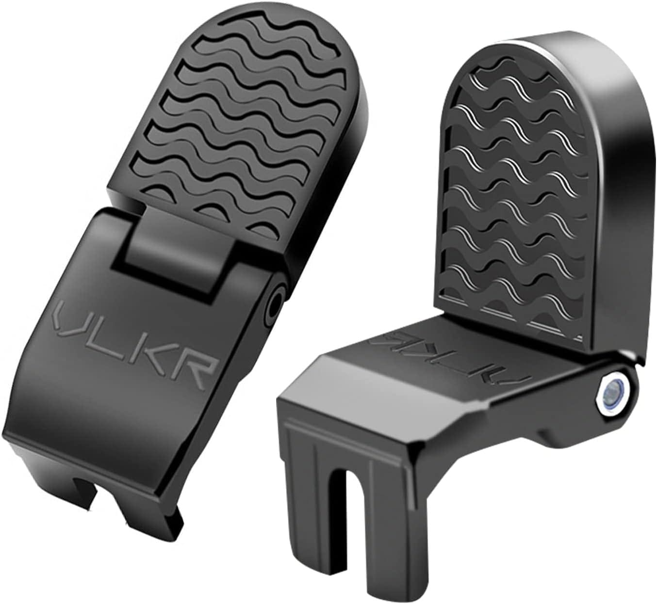 Himiway 1 Pair Bike Rear Pedals, Mini Folding Bike Pegs, Aluminium Alloy Non-Slip Bicycle Footrests, Quick Release Foot Plates Pedals for Mountain Bike E-Bike