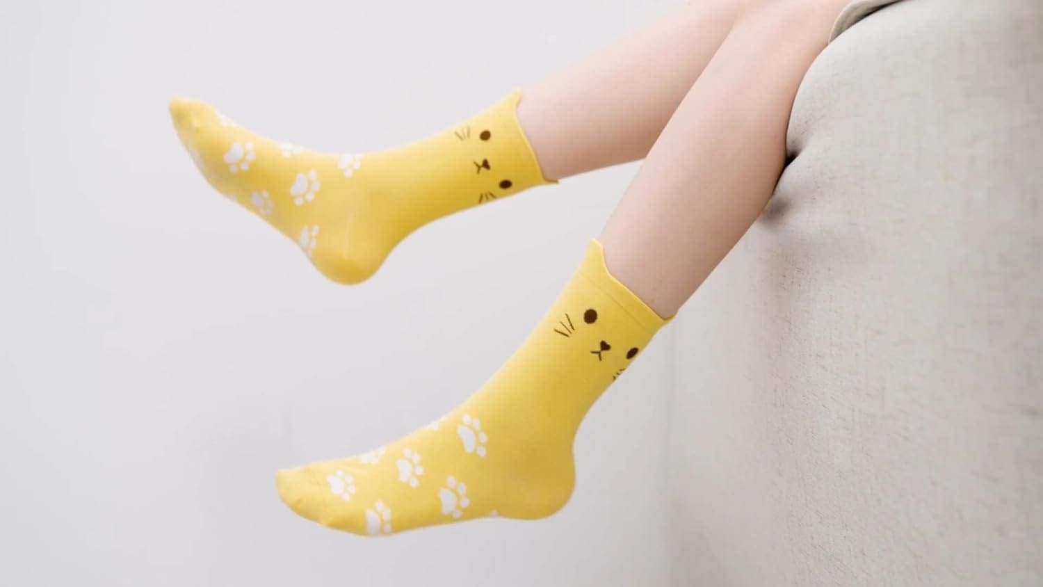 Jeasona Womens Cat Socks Cat Gifts Cute Animal Socks Dog Owl Gifts for Women