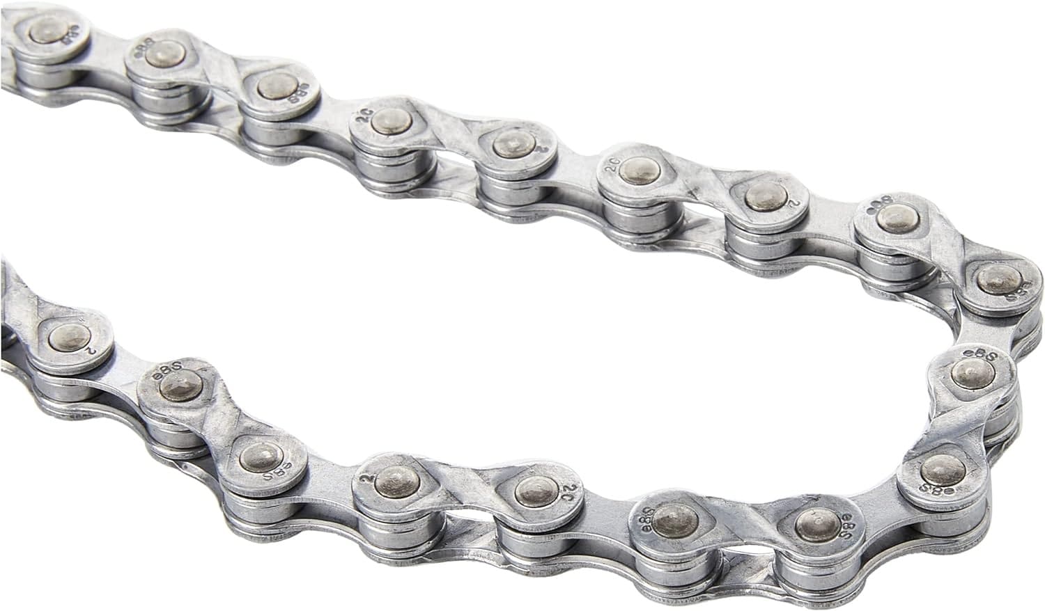 KMC Unisexs E8 EPT 8 Speed Chain, Dark Silver, 122 Links