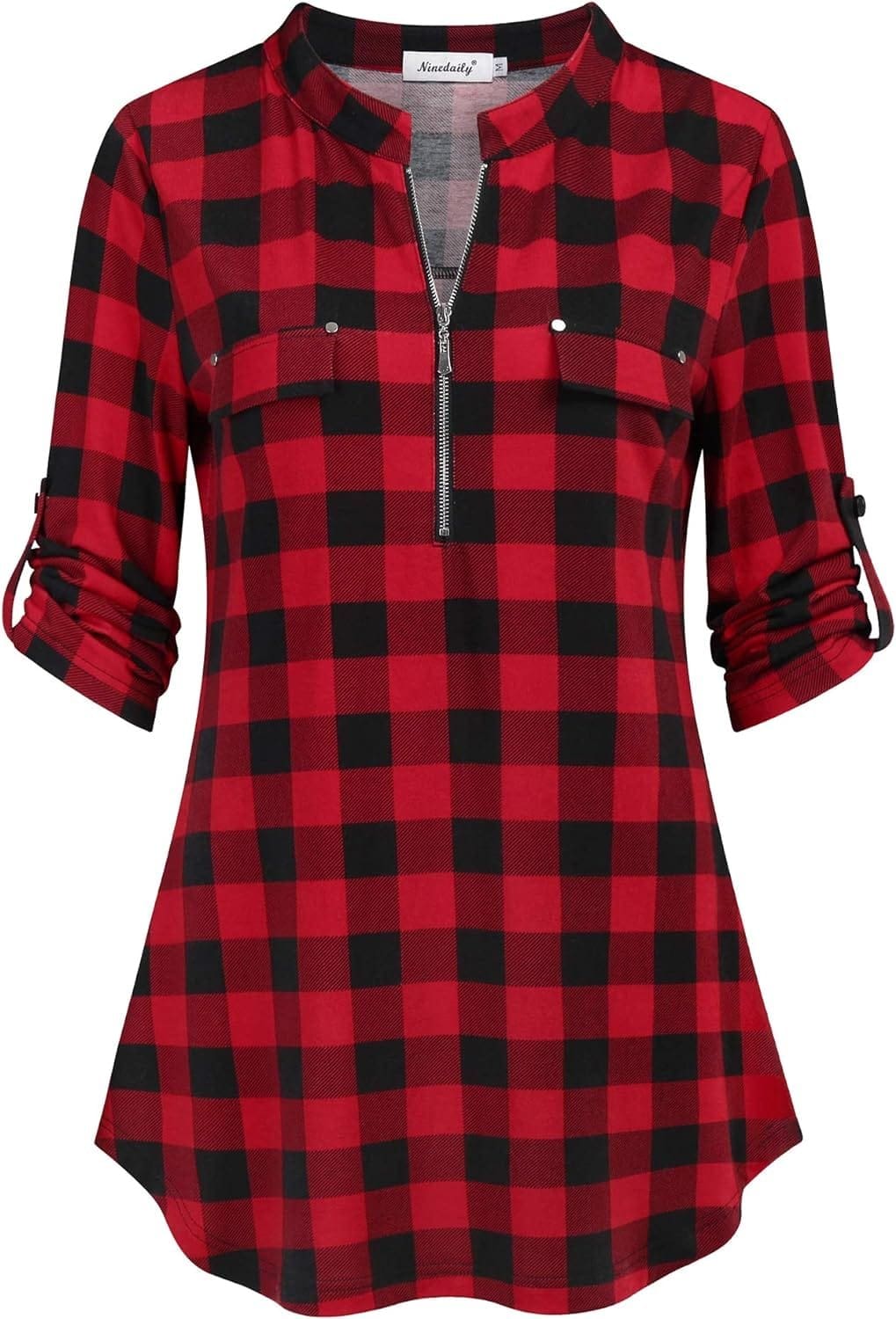 Read more about the article Ninedaily Women’s Plaid Shirts Review