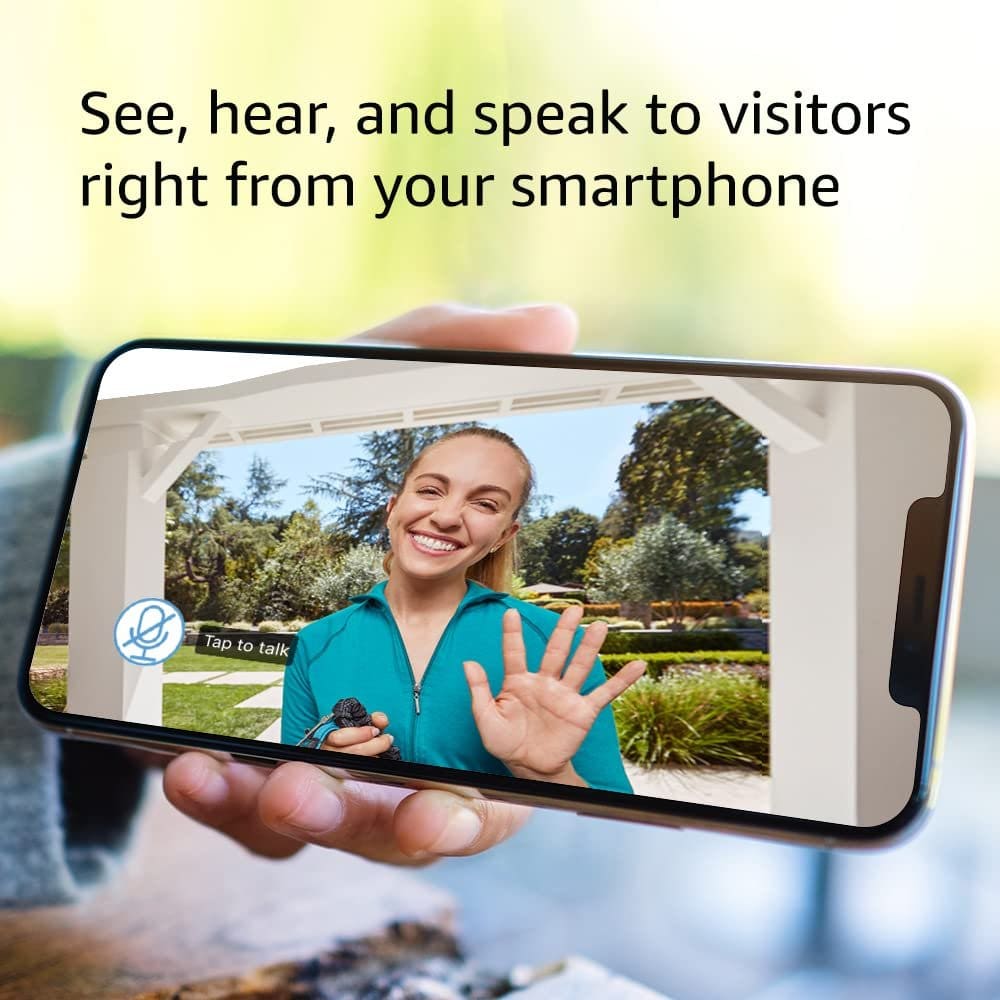 See and speak to visitors right from your smartphone.