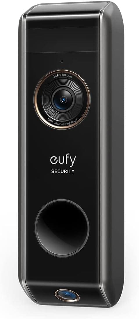 eufy Security Video Doorbell S330 (Battery-Powered) add-on, Security Camera, Dual Motion Detection, Package Detection, 2K HD, Family Recognition, No Monthly Fee, Motion Only Alert