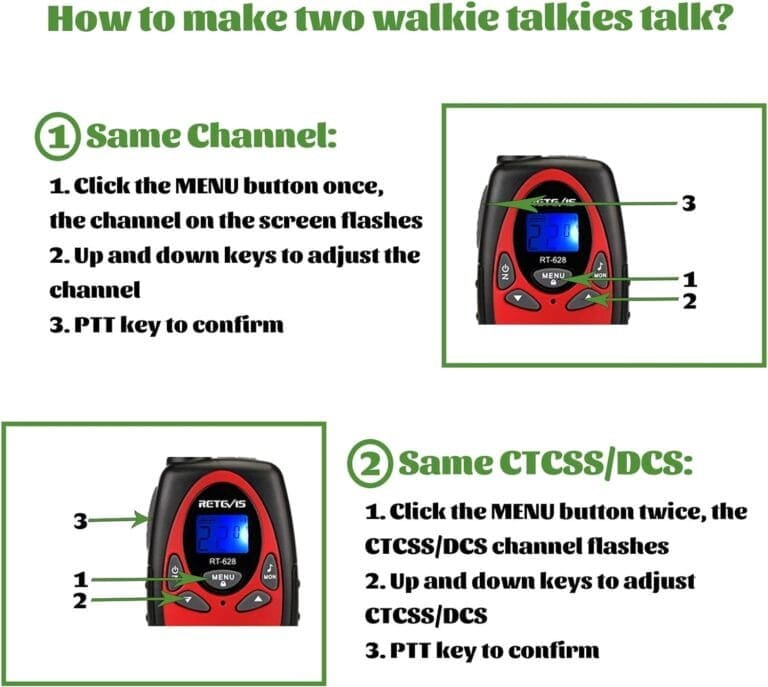 How to make two walkie talkies.