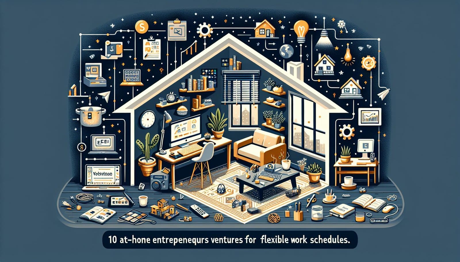 10 Stay-at-home Entrepreneurial Ventures to Make More Money