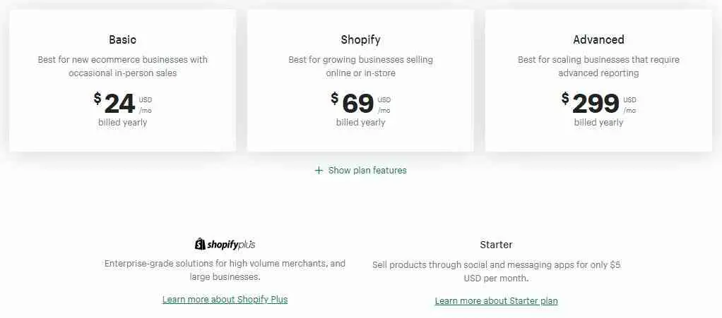 Comparing Launch Carts pricing plans to Shopify