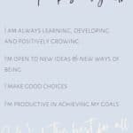 Powerful Affirmations for Personal Growth