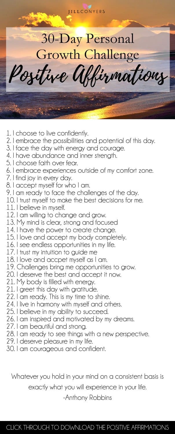 Powerful Affirmations for Personal Growth