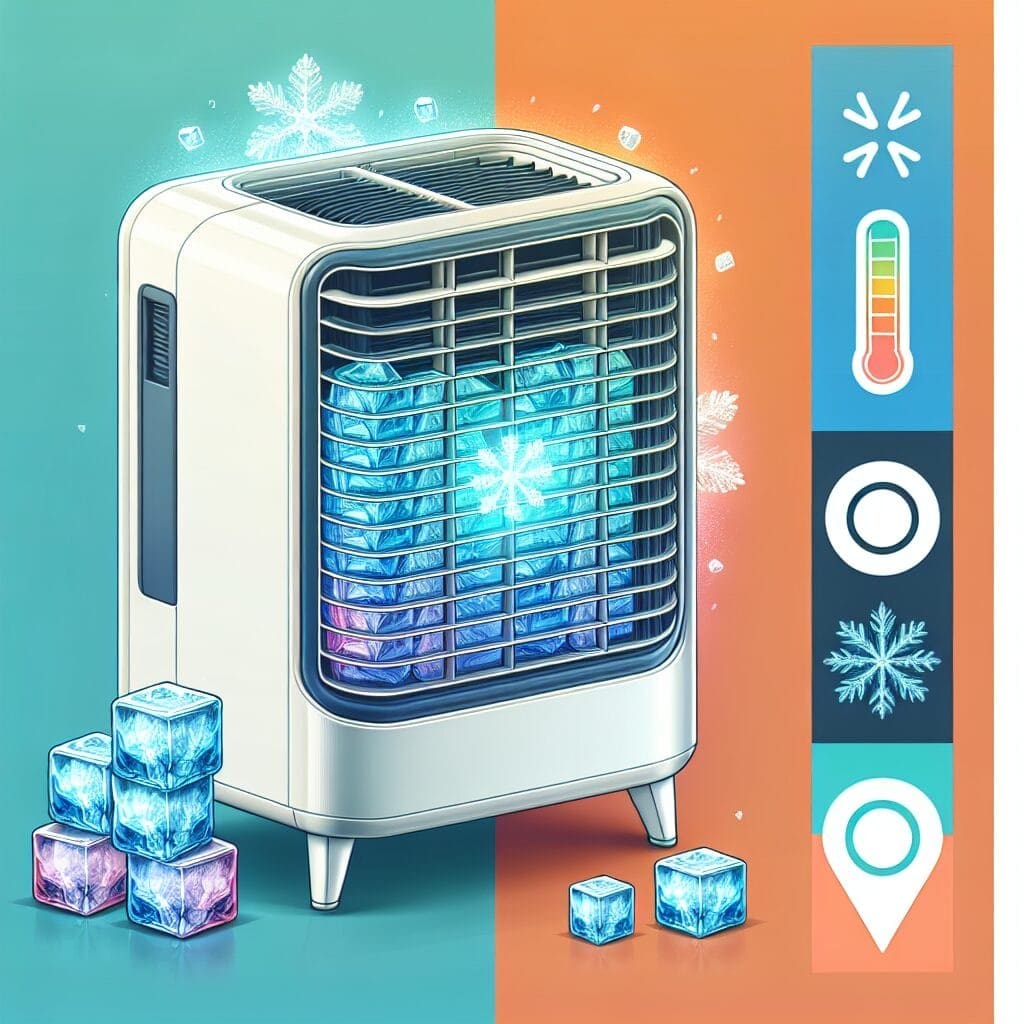 Stay Cool with an Air Cooler Equipped with Reusable Ice Packs