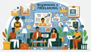 Read more about the article Freelancing for Beginners: A Step-by-Step Guide to Getting Started