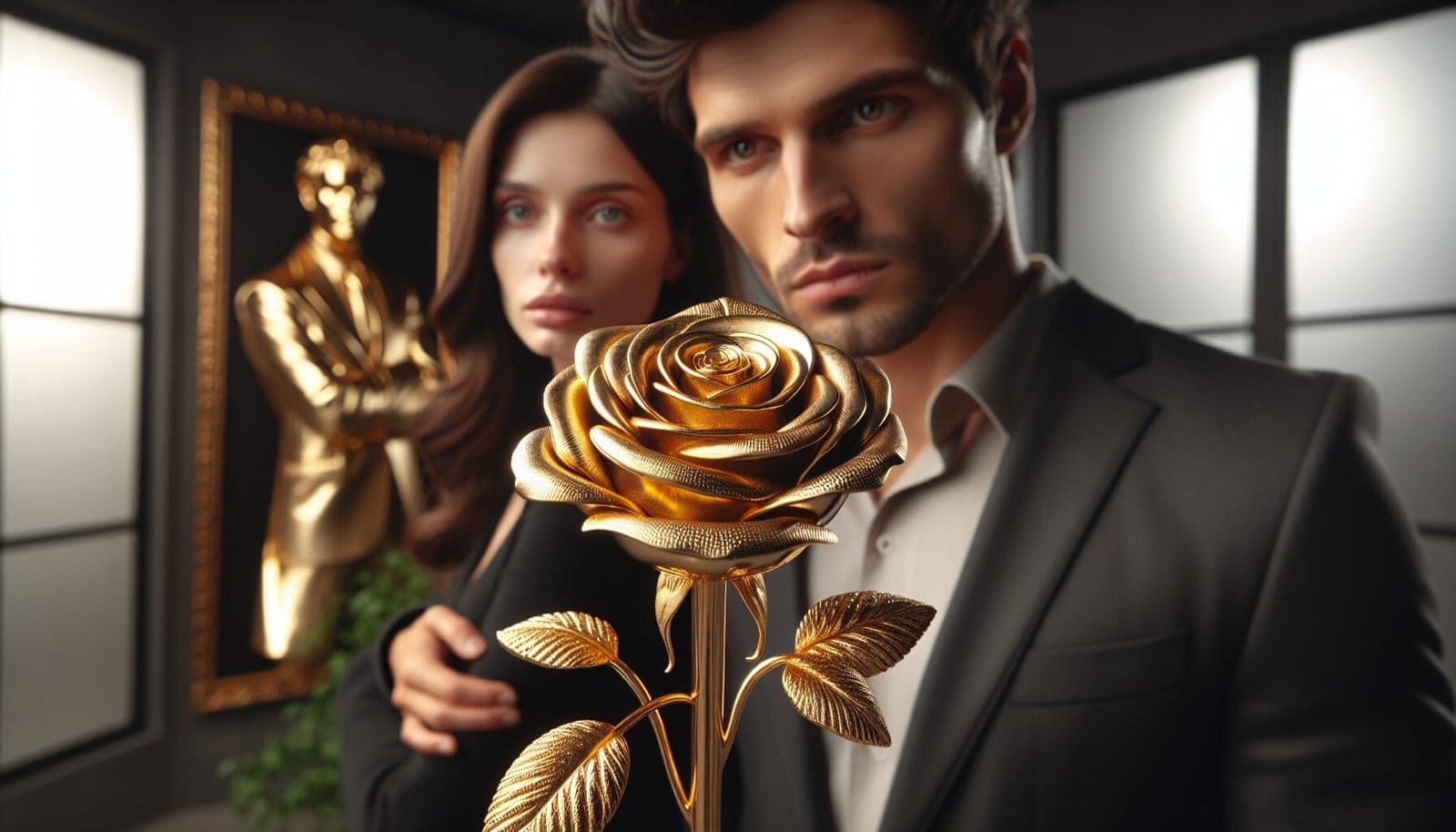 Romantic 24k Gold Rose Gift for Your Beloved Wife