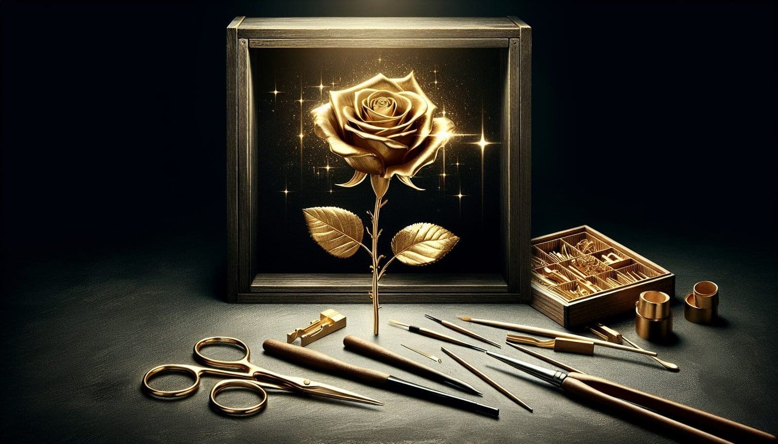 Romantic 24k Gold Rose Gift for Your Beloved Wife