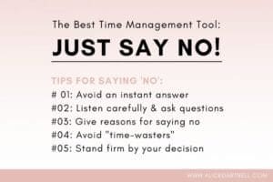 Read more about the article Saying No: A Guide to Prioritizing Your Time