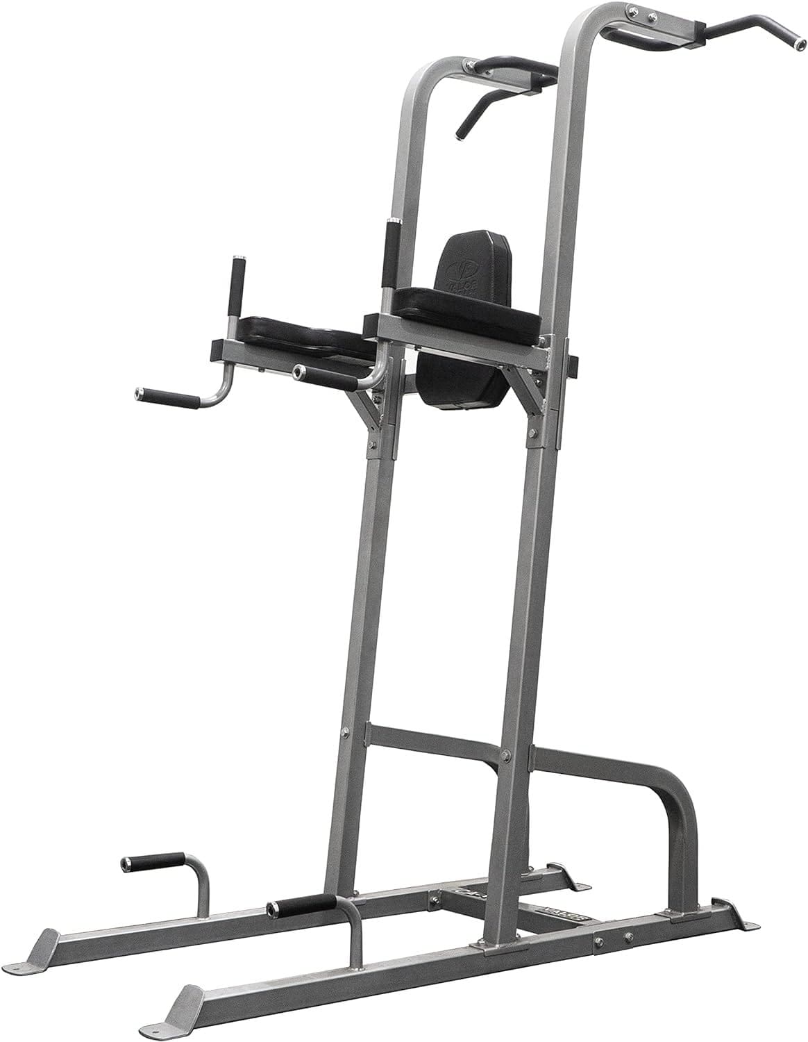 Valor Fitness Power Tower Dip Station - Functional Workout - Pull Ups Chin Ups Knee Raises Leg Raises Dips Machine Push Ups- Home Gym Strength Training Equipment -CA-16