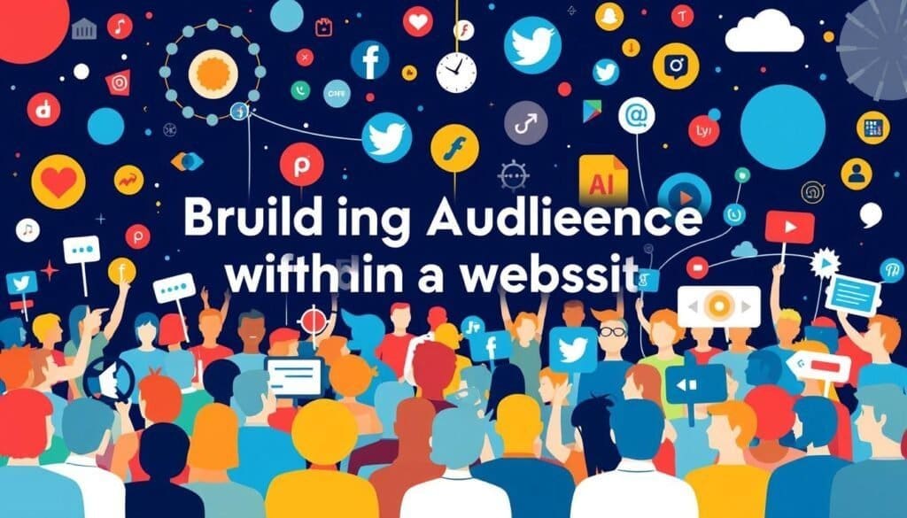 Building an audience without a website through digital marketing strategies