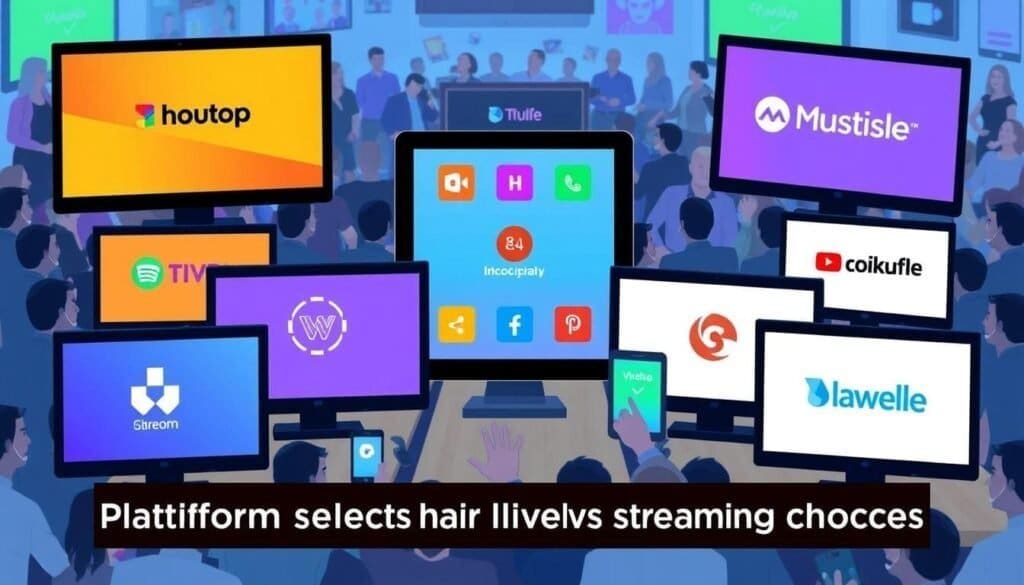 platform selection for live streaming choices